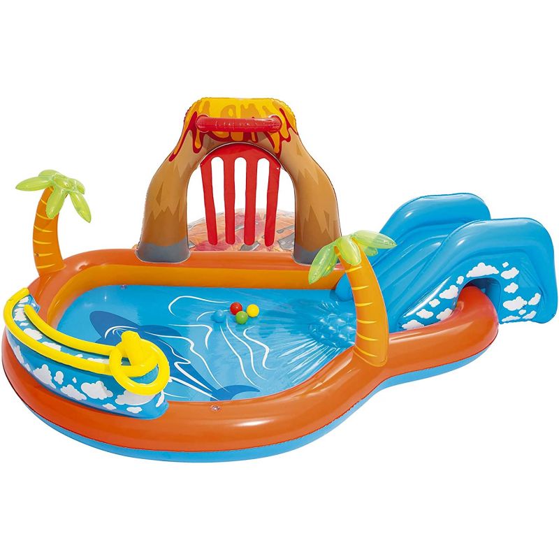 Piscina hinchable infantil Lava Lagoon , Bestway 265 x 265 x 104 cm -  Shopmami