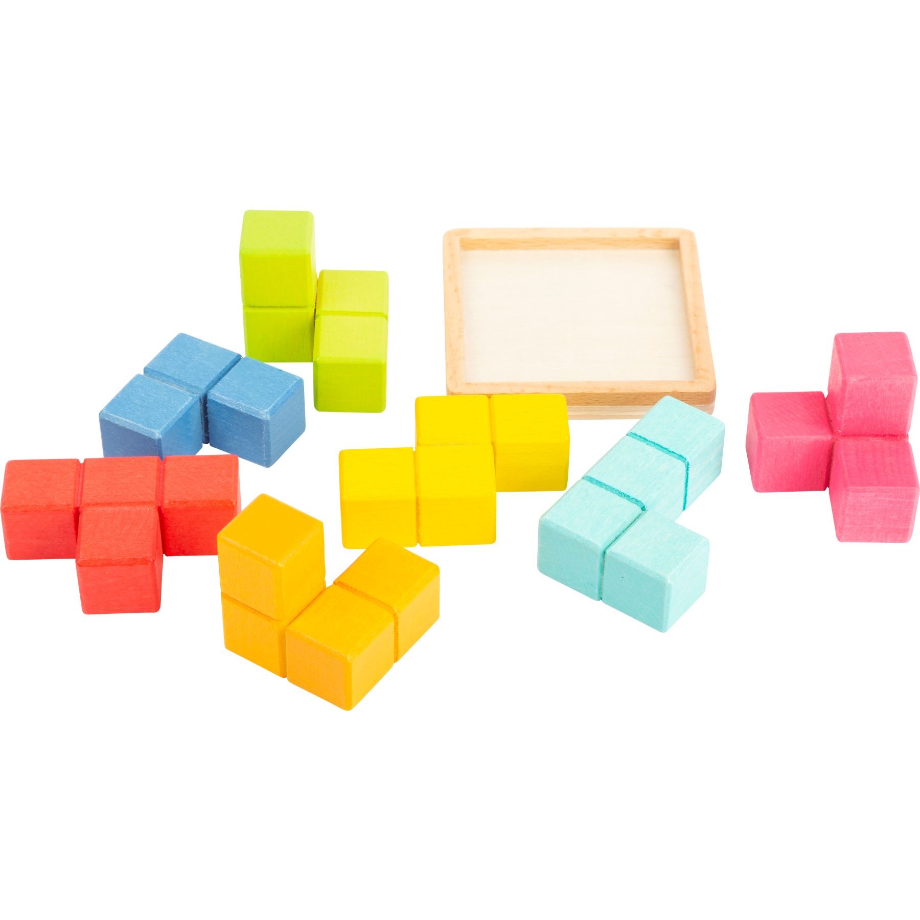 neumático oportunidad Químico Puzzle Cubo Tetris 3D - 8 piezas - Shopmami