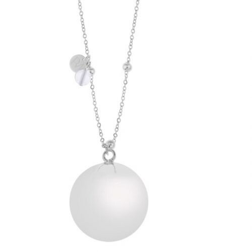 Llamador de ángeles con cadena decorada plata - Proudmama