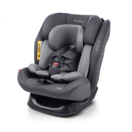 Silla de Coche sin Isofix Evolutiva Eder iBelt  - Seguridad desde el Nacimiento hasta 150 cm Antracita