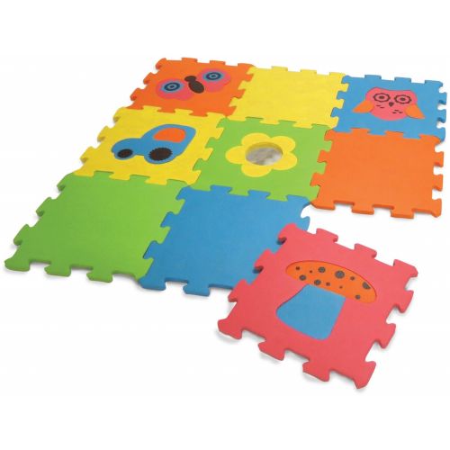 Alfombra de juegos de espuma Edushape , 9 piezas