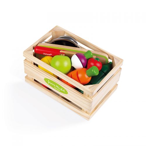 Caja de frutas y verduras de madera , Janod