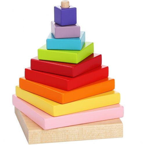 Pirámide Cubika, juguete de madera