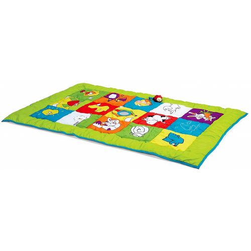 Edushape , alfombra de juegos grande de doble Cara para Bebés - 100 x 150 cm