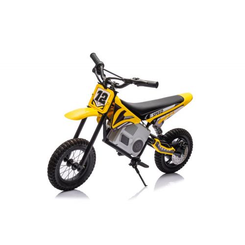 Moto Cross Eléctrica Infantil A9901 350W LEAN CARS - Amarilla