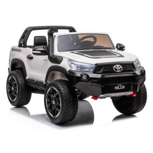 Coche Eléctrico Infantil Toyota Hilux 4x4 12V LEAN CARS - Blanco