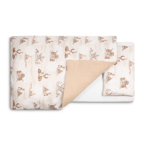 Juego de Ropa de Cama Infantil de 2 Piezas Marrón Grove 100x135 cm