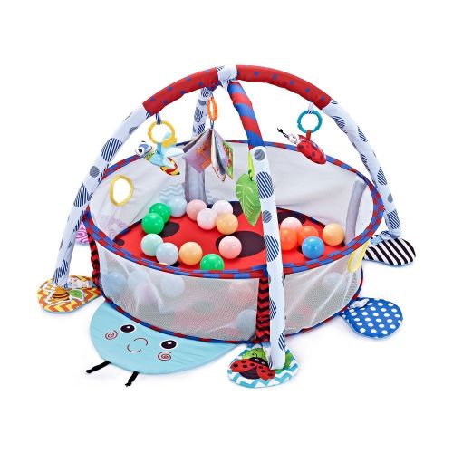 Piscina de bolas Gimnasio de actividades para Bebé Hippo . Kikkaboo ✓ Envío  gratuito en 24 horas ✓ - Shopmami