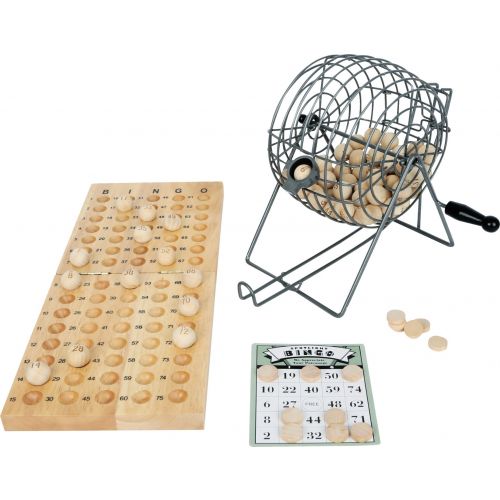 Juego del Bingo - Fabricado en Madera y Metal