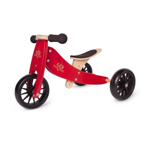Kinderfeets Tiny Tot 2 Rojo Cereza , se transforma en Bicicleta , a partir de 12 meses  