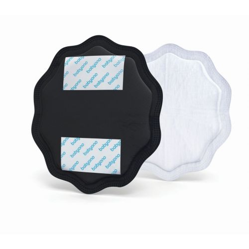 Discos Absorbentes para Lactancia BabyOno Natural Nursing Negro - Pack de 24 Piezas