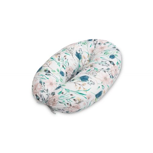 Almohada de Embarazo XL Pastel Flowers - Soporte Total para Maternidad y Lactancia