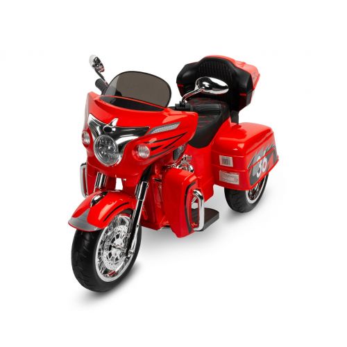 Moto eléctrica infantil de tres ruedas RIot en color Rojo