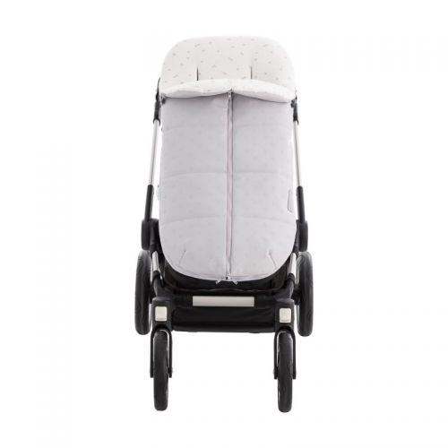 Saco para Silla de Paseo Universal Twin Gris (45x98x3 cm) – Adaptable, Desmontable y Fácil de Lavar