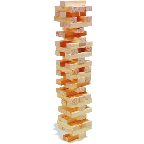 Torre Tambaleante - Juguete de madera - 60 piezas - A partir de 3 años
