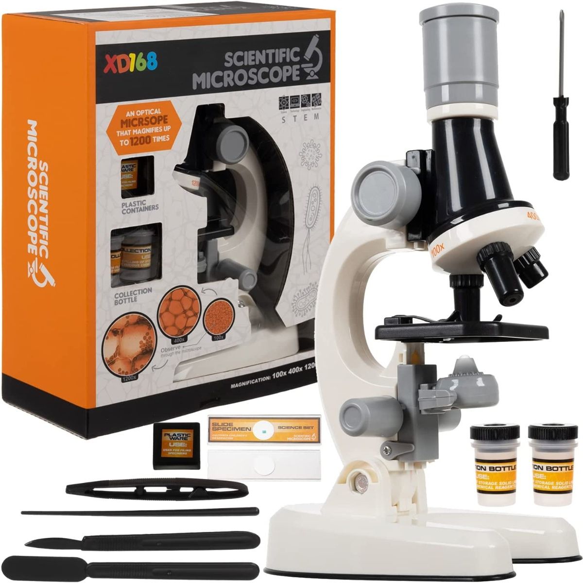 Explore One Juego de microscopio para niños de 6 años en adelante, ideal  para educación STEM y despertar el interés de los niños en descubrir el  mundo