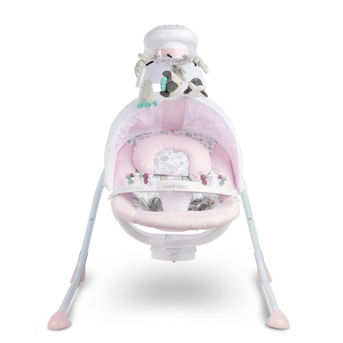 Columpio eléctrico para bebés Raffi - Color rosa - Shopmami
