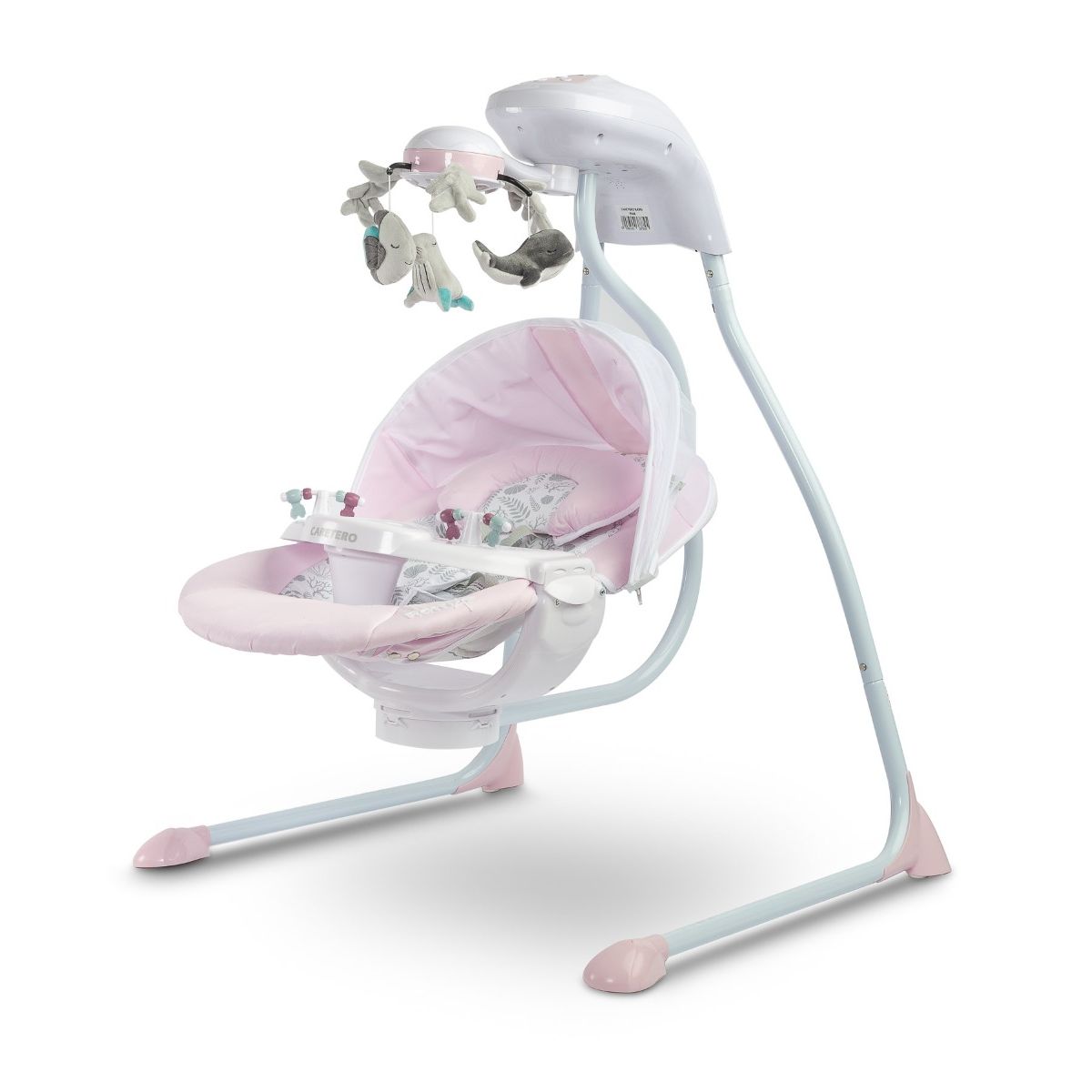 Columpio eléctrico para bebés Raffi - Color rosa - Shopmami