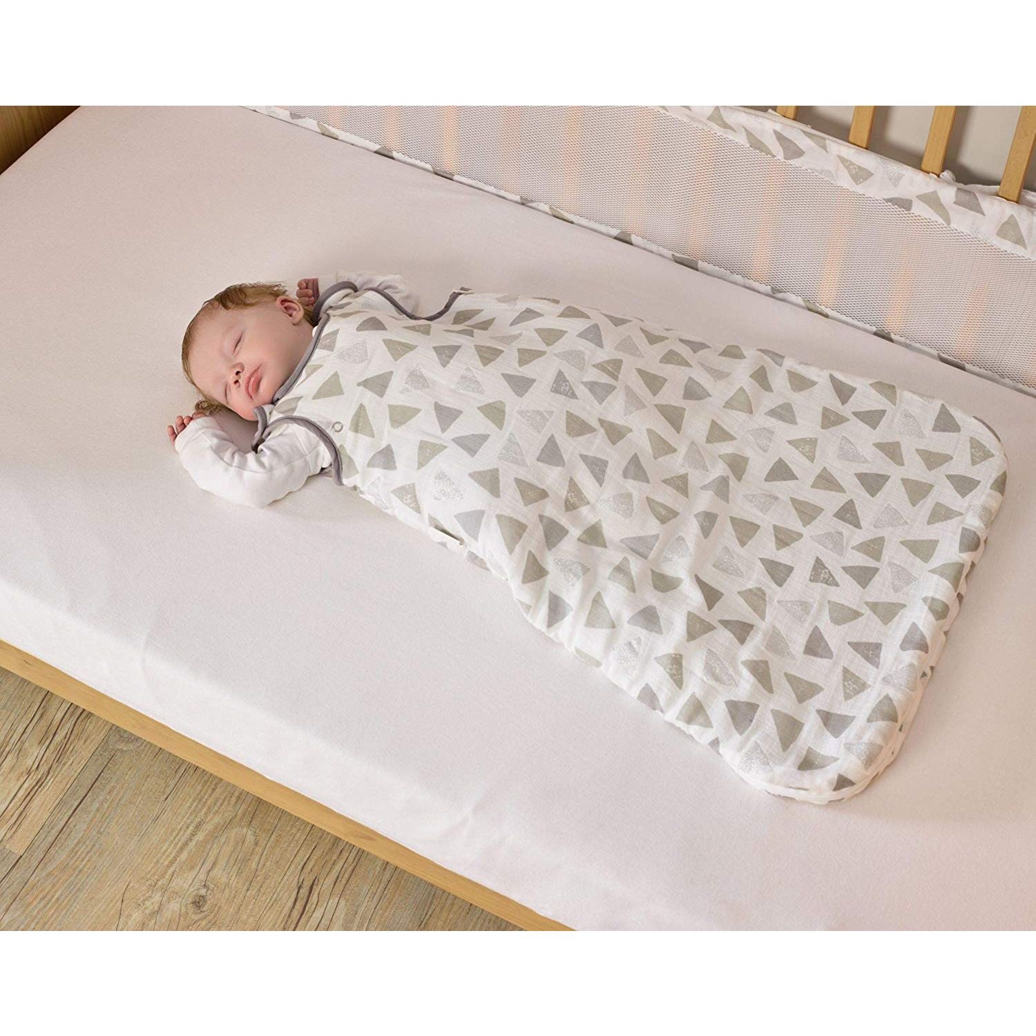 Saco de dormir bebé Olive (0-6 meses) - Textiles Minicunas y Moisés